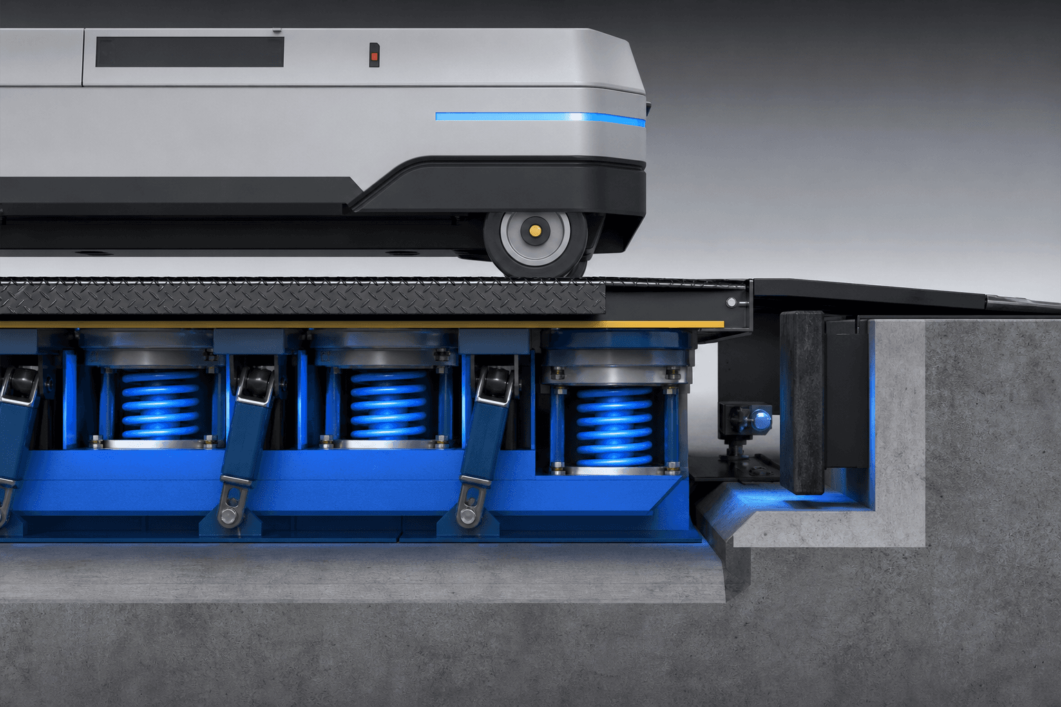 Brush contact modules for vibration-tolerant power transfer